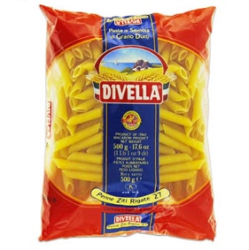 DIVELLA 27 PENNE ZITI RIGATE 500 GR X 24 divella