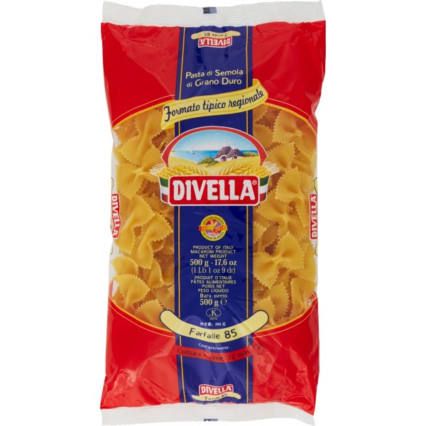 DIVELLA 85 FARFALLE 500 GR X 24 PZ IPERMARKETSRL