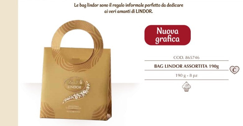 LINDT BAG SHOP ASSORTITA GR 150 X 8