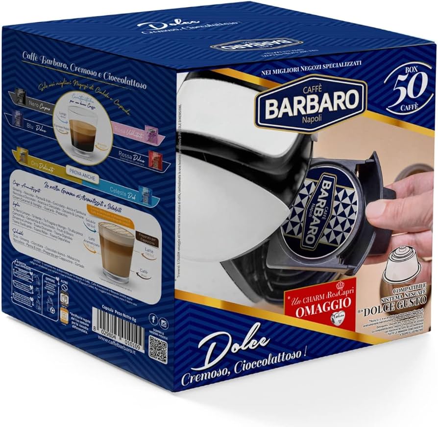 cialde di caffe barbaro 50 pezzi