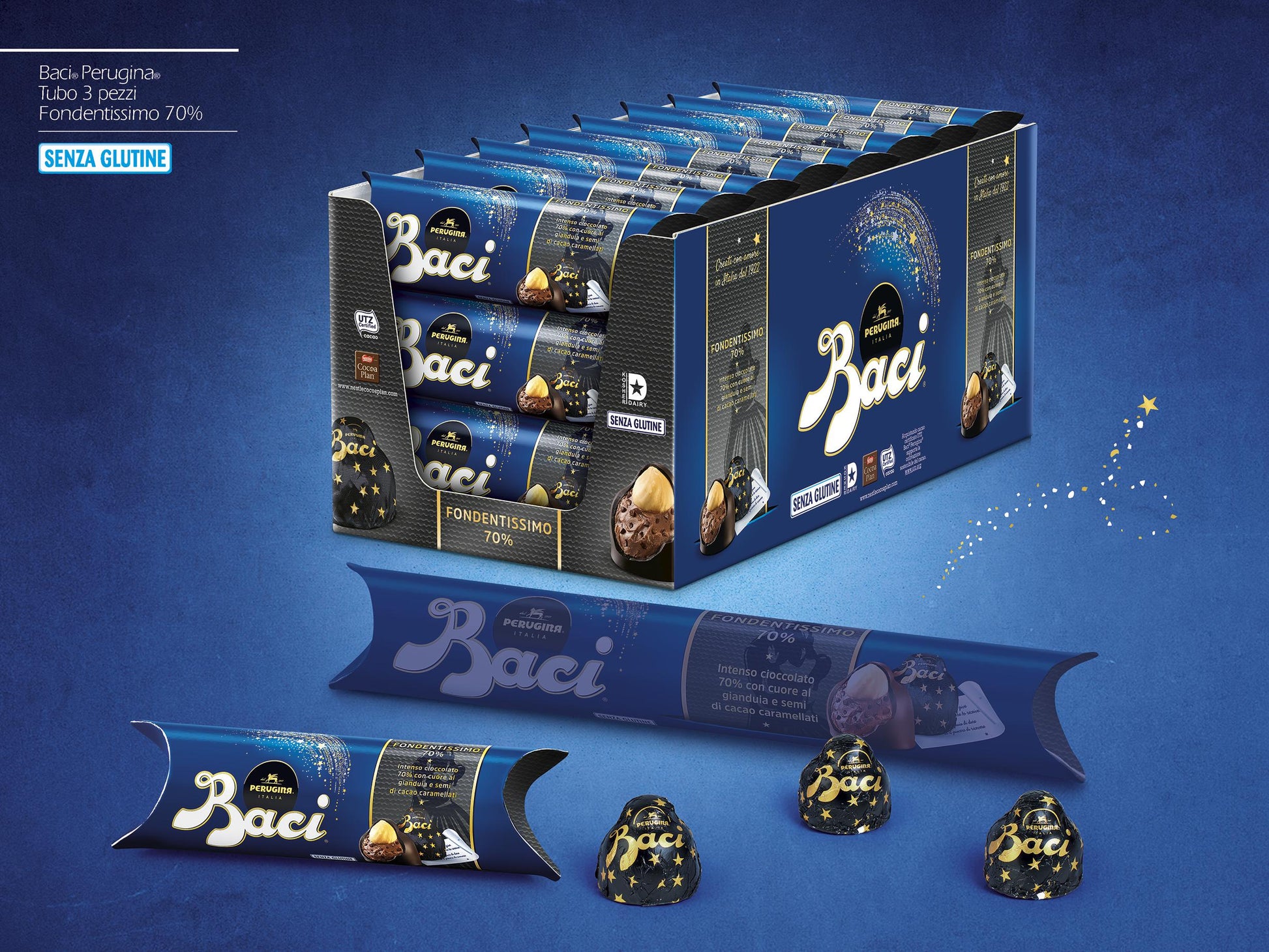 BACI PERUGINA TUBO 37.5 GR FONDENTE X21 IPERMARKETSRL