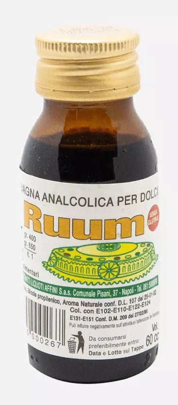 ELA BAGNA PER DOLCI RHUM 60ML X30 aromi estratti liquori essenze coloranti per alimenti