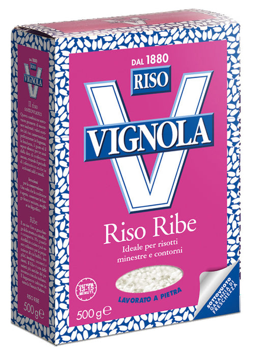 VIGNOLA RISO RIBE 500 GR  RIFERIMENTO A CARTONI DA 18 PEZZI IL PREZZO