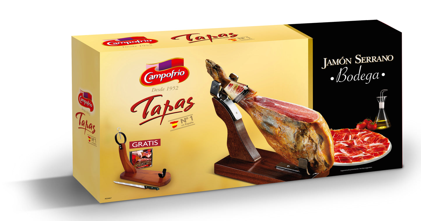 JAMON SERRANO CON MORSA 8,5 kg