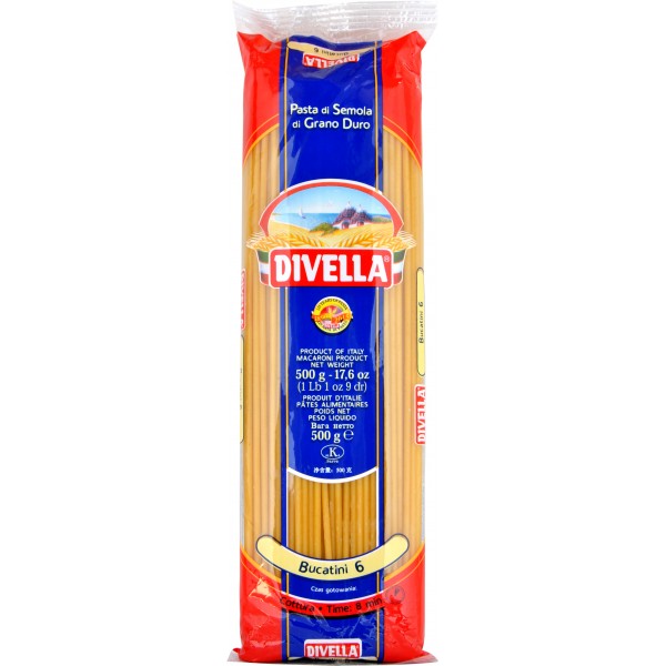 DIVELLA 6 BUCATINI 500 GR X 36 PZ divella