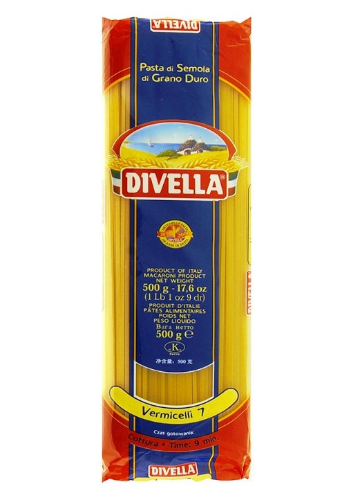 DIVELLA 7 VERMICELLI 500 GR X 36 PZ divella