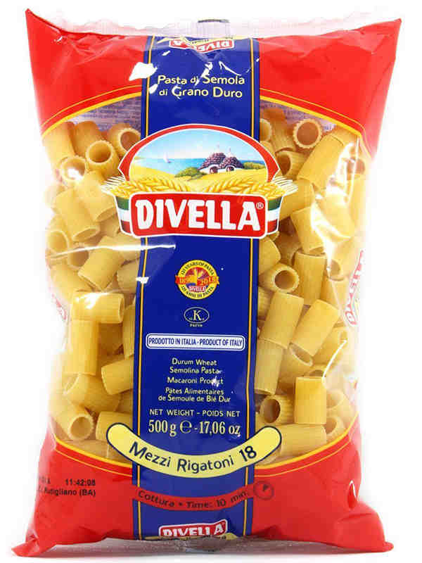 DIVELLA 18 MEZZI RIGATONI 500 GR X 24 IPERMARKETSRL