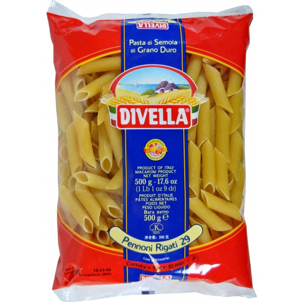 DIVELLA 29 PENNONI RIGATI 500 GR X 24 IPERMARKETSRL
