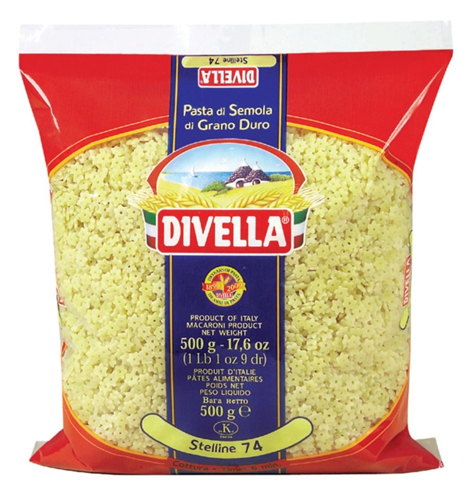 DIVELLA 74 STELLINE 500 GR X 24 PZ divella