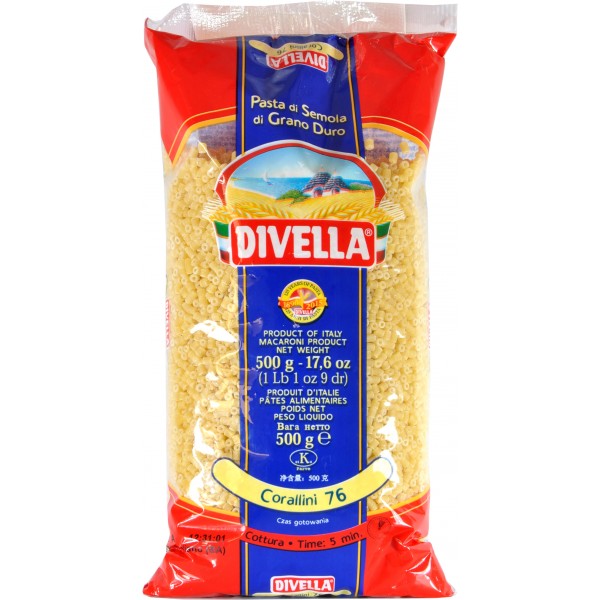 DIVELLA 76 CORALLINI 500 GR X 24 PZ divella