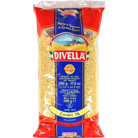 DIVELLA 76 CORALLINI 500 GR X 24 PZ divella
