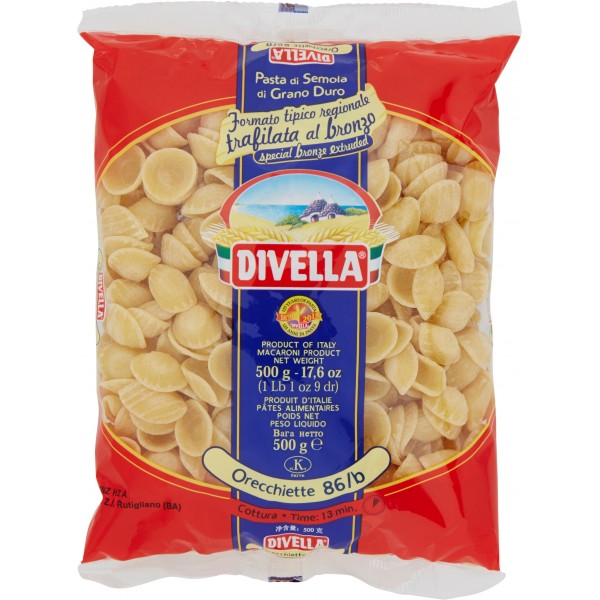 DIVELLA 86 ORECCHIETTE 500 GR X 24 PZ IPERMARKETSRL