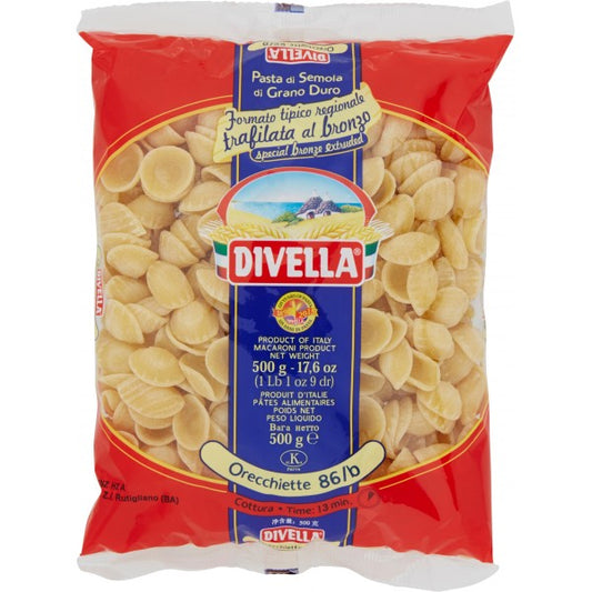 DIVELLA 86 ORECCHIETTE 500 GR X 24 PZ IPERMARKETSRL