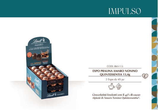 LINDT AMARO NONINO X 45 PEZZI