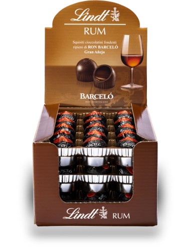 LINDT PRALINE RON BARCELO X 45