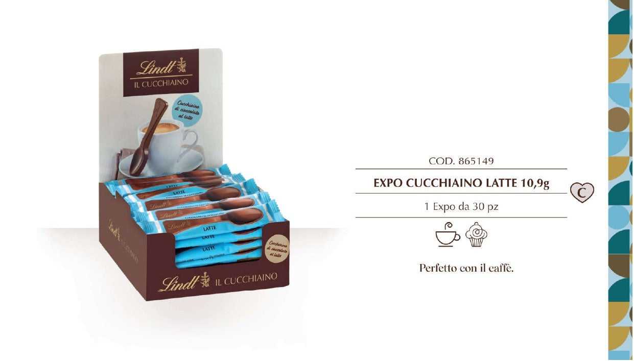 LINDT CUCCHIAINO LATTE X 30