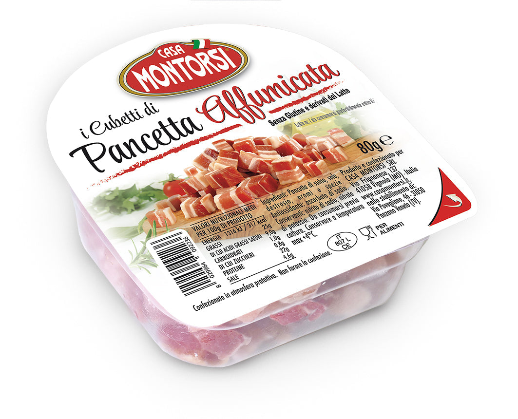 MONTORSI PANCETTA AFFUM CUBETTI 80GR X12 IPERMARKETSRL