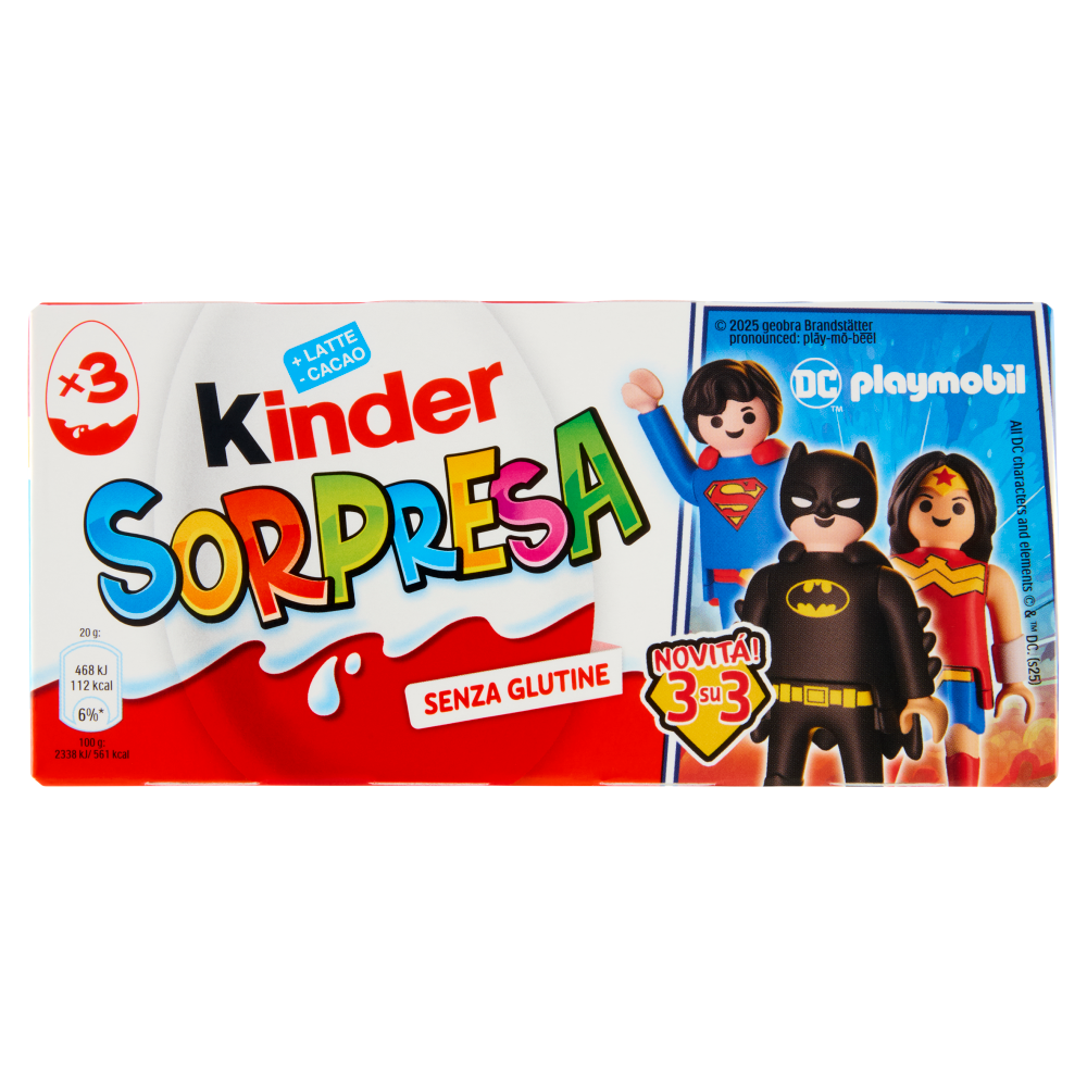 KINDER SORPRESA X 3