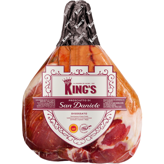 KING PROSCIUTTO CRUDO SAN DANIELE SENZA OSSO 14-16 KG King