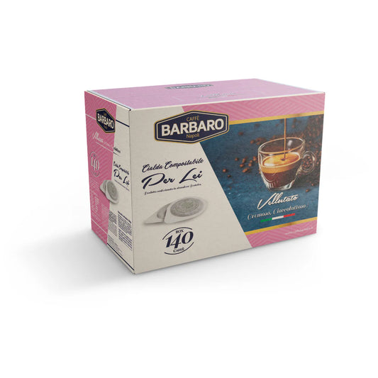 cialde di caffe barbaro 140 pezzi lei
