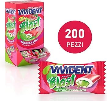 VIVIDENT BLAST FRUIT MONO X 200 Perfetti