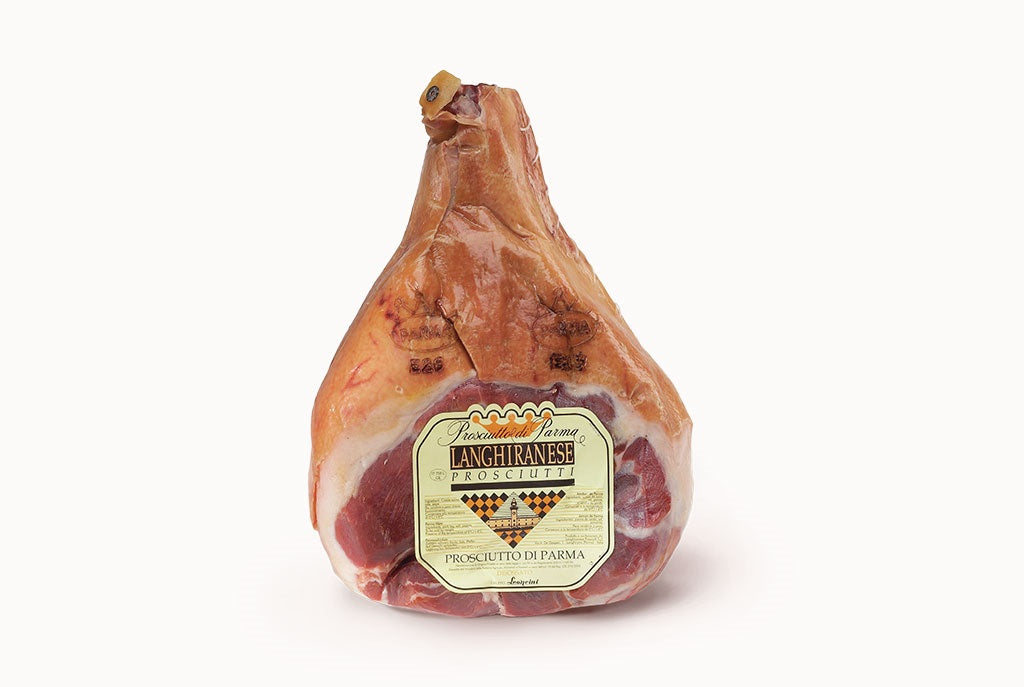 langhiranese prosciutto di parma senza ossoi 16 mesi  kg 7 + langhiranese prosciutti di parma
