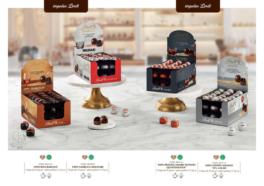 LINDT PROMOZIONE PRALINE RIPIENE 180 PEZZI ASSORTITE IPERMARKETSRL