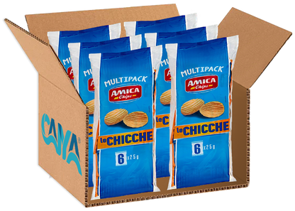 AMICA CHIPS MULTIPACK CORNETTI 25GR X6 X 8 buste da 150gr Amica chips
