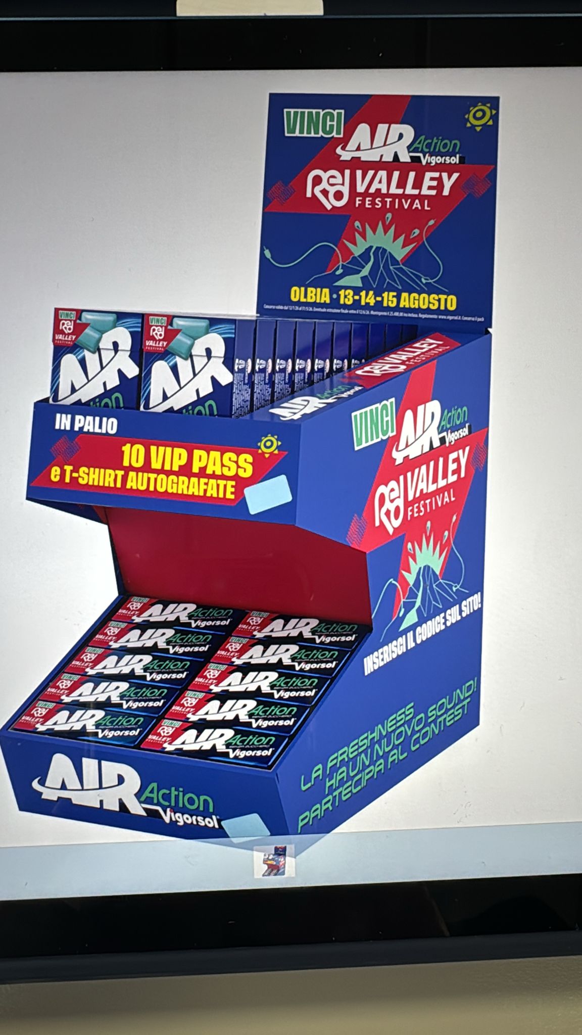 Vigorsol air action expo 40 Stick + 20 pezzi in astuccio totale 60 pezzi Perfetti