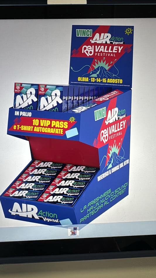 Vigorsol air action expo 40 Stick + 20 pezzi in astuccio totale 60 pezzi Perfetti