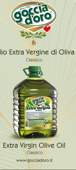 Olio girasole goccia doro.- pet da 5litri Goccia doro