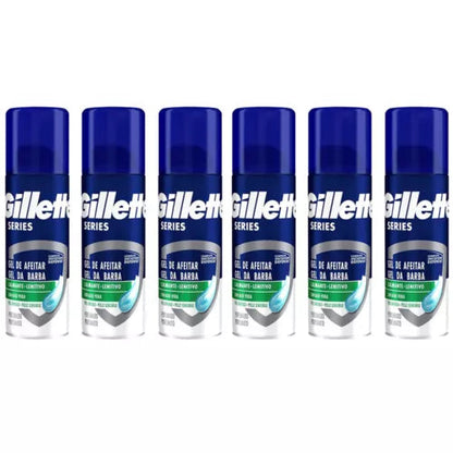 GILETTE SCHIUMA DA BARBA GEL ML 200  X 6  BOMBOLETTE GILETTE
