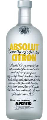 VODKA ABSOLUT CITRON LT 1