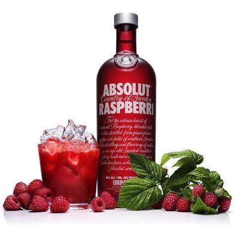 VODKA ABSOLUT RASPBERRY CL 100